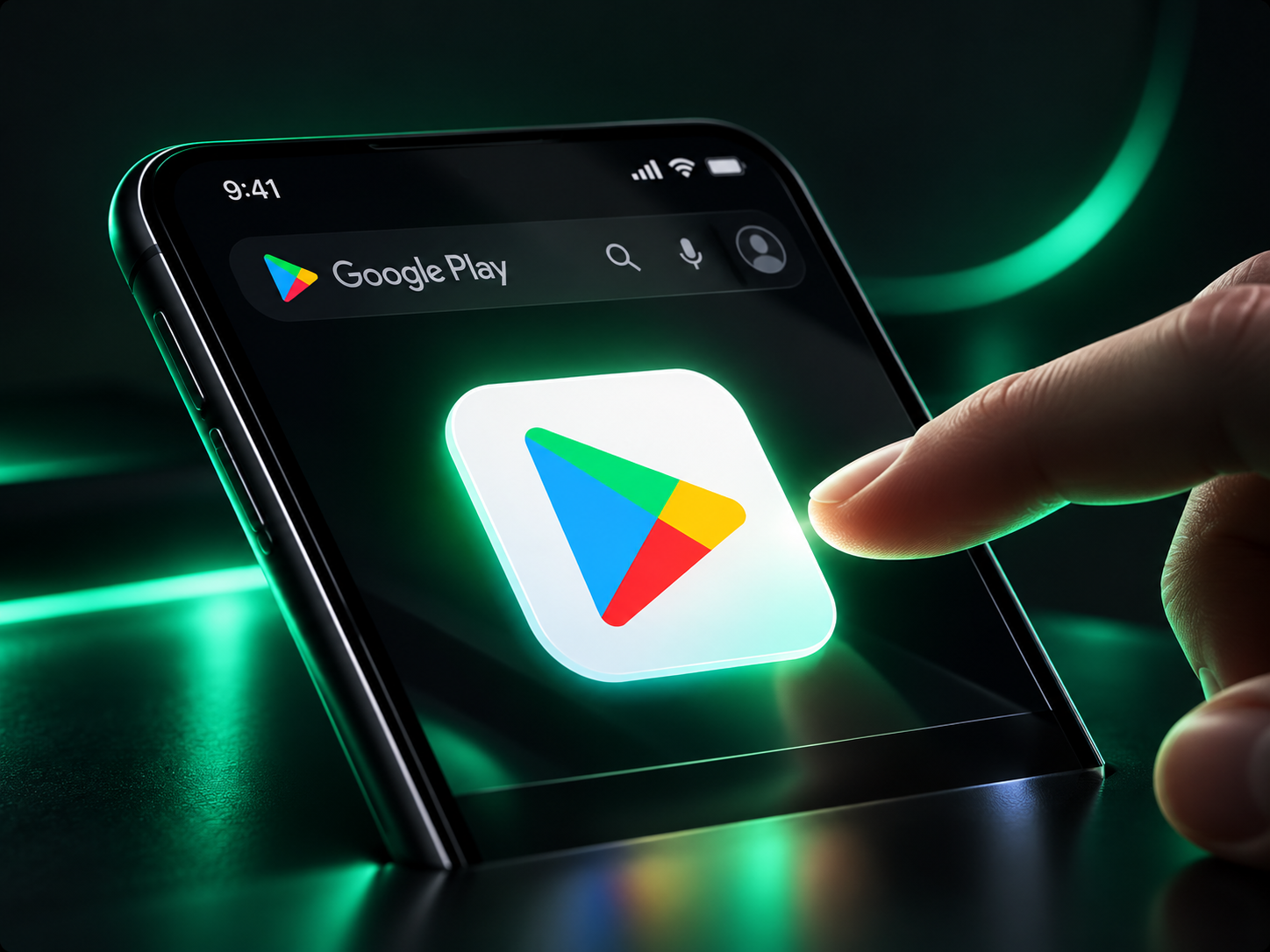 Abrí Play Store